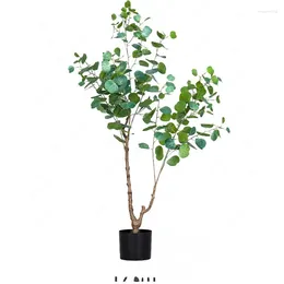 Decoratieve bloemen simulatie eucalyptus nepbomen groene plant potten bionische woonkamer decoratie
