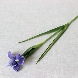 Fleurs décoratives simulation fleur décor décor pivoine décoration de mariage artificiel faux iris