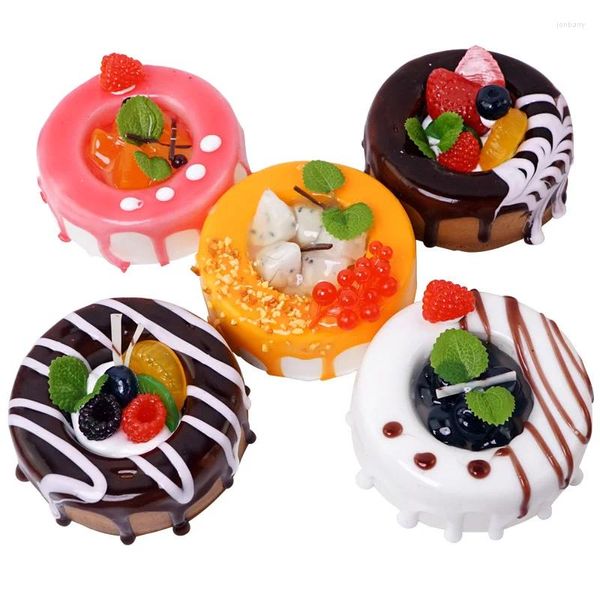 Fleurs décoratives simulation fruit crème gâteau jouet diy faux pain modèle accessoires