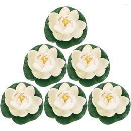 Decoratieve bloemen simulatie lotus bladdecoratie gesimuleerde lotus-flowers schuim mooie rekwisieten