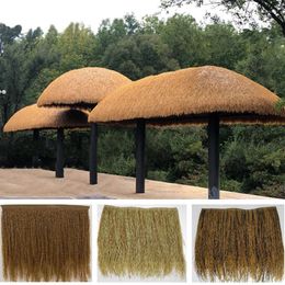 Decoratieve bloemensimulatie Natuurlijke rieten nep-stroplant voor buitendak Zonnebrandcrème Regendicht paviljoen Kunstmatige rieten huistuin
