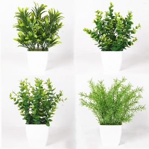 Decoratieve bloemen Simulatie Pot Green Plant Decoratiebalie Huis Flower Holiday Supplies