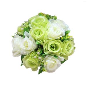 Decoratieve Bloemen Simulatie Zijden Bloem Bal Trouwauto Boeket Nep Roze Ballen Verjaardag Bruiloften Feestdecoratie