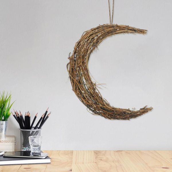 Flores decorativas Smilax Rattan DIY Corona Anillos Flor Material Natural Dream Catcher Garland Materiales