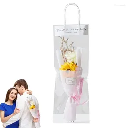 Bouquet de fleurs décoratives savonneuses, centre de table artificiel, ornement parfumé pour entrée, salon, chambre à coucher