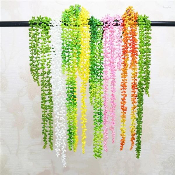 Flores decorativas Simulación de pegamento suave Amante Lágrimas Suculentos Budas Budas Amás