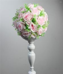 Fleurs décoratives SPR 25CM 12 pièces Pomander Rose boule mariage baiser fleur fête/décoration de la maison Flowe