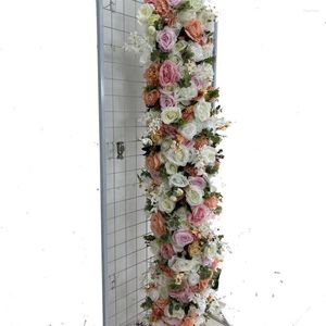 Fleurs décoratives SPR fournitures de mariage sur mesure Arrangement de fleurs artificielles réception lune porte scène toile de fond cadre arc