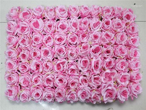 Fleurs décoratives Spr EMS rose gratuit 60cm 40cm de la soie artificielle Rose Flower Mur de mariage Fond Journy / Pilier Market Home Market Decoration