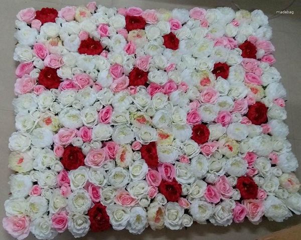 Fleurs décoratives SPR mariage soie artificielle Rose fleur mur toile de fond Table Center arc marché décoration-10 pcs/lot
