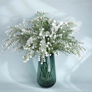 Decoratieve bloemen Spray Snow Scatter Cover the Sky with Stars Simuleren Decorate Christmas Mint Artificial G1296