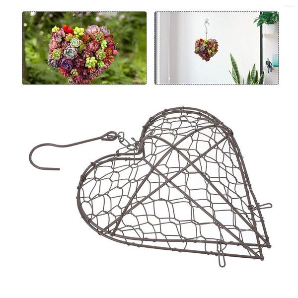 Fleurs décoratives succulent Pot Wire Frame Courte