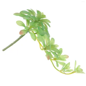 Decoratieve bloemen vetplanten simulatie plant kind decor bruiloft rekwisieten plastic emulatie rotan sieren