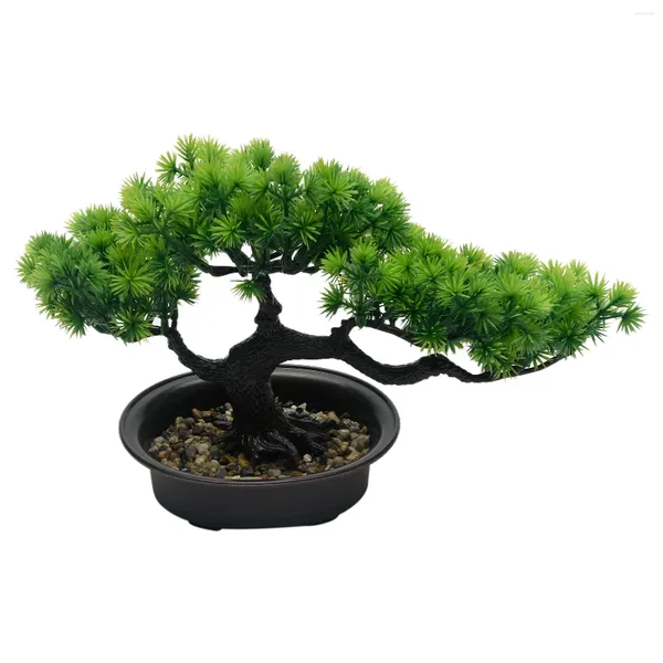 Decoratieve bloemen tafeldecoratie thuiskantoor woonkamer cadeau nep plant tuin kunstmatige bonsai boom Chinese stijl ingemaakte grenen levensecht