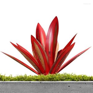 Decoratieve bloemen TEQUILA Rustic Sculpture Waterbestendige metalen Agave Plant Garden Lawn Lawn Home Outdoor Patio Ornament Decor 2