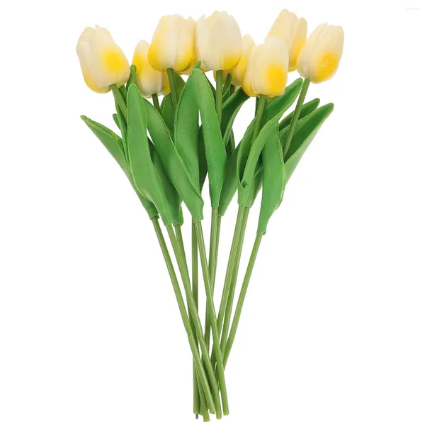 Sacs fourre-tout à fleurs décoratives pour femmes, Simulation de tulipe artificielle, accessoire de mise en page de scène de mariage