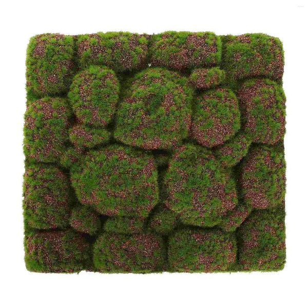 Fleurs décoratives Turf Flower Arrangement Supplies Green Wall Decor Verdure Décoration Faux Moss Foams