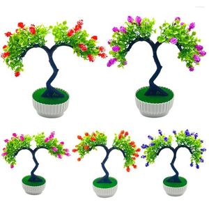 Decoratief bloemen hulpprogramma met dennenappels weerbestendige desktop nepbloem bonsai huishouden voorraden kunstmatige plant