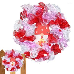 Fleurs décoratives saint valentin guirlande Gnome romantique Bundle ornement rotin guirlande porte suspendus bricolage cadeaux boîte décoration de la maison