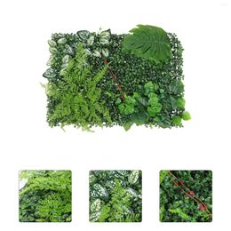 Flores decorativas Paneles de pared Artificial Boxwoodbackdropfence Faux Greenery Willow Screening Hedges Pantalla de privacidad Decoraciones Ornamento