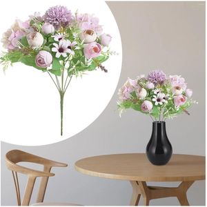 Decoratieve bloemen muur vetplanten kunstmatige hangende rozenbloemsimulatie voor arrangementen