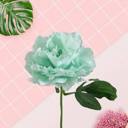 Fleurs décoratives à l'épreuve des intempéries simulées artificielles Péony réaliste pour décoration de maison accessoire de mariage bricolage