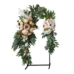 Fleurs décoratives Arche de mariage Kit de fleurs Arches durables Organiser la décoration murale en toile de fond Décore les réceptions Cérémonies Parties