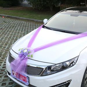 Fleurs décoratives décoration de voiture de mariage fournitures Simulation ensemble de fleurs guirlande planification de l'arrangement