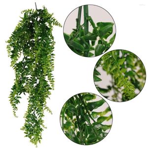 Decoratieve Bloemen Bruiloft Decoratie Garland Outdoor Room Decor Perzische Varen Bladeren Opknoping Plastic Blad Gras 1PC 85CM Kunstplant