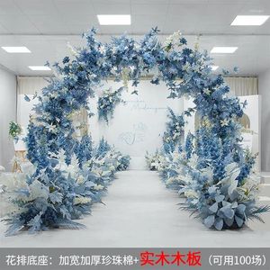 Fleurs décoratives mariage art floral décoration arrangement de fleurs fond de paroi arc arc suspendu décor de proposition