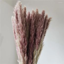 Decoratieve bloemen Wedding Home Decoratie Noordse stijl Reed Gedroogde boeketten Natuurlijk echte schietprops