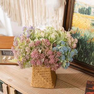Decoratieve bloemen Wedding Party Artificial Flower Realistische herbruikbare varenbladtak voor huisdecor niet-binnen-faux
