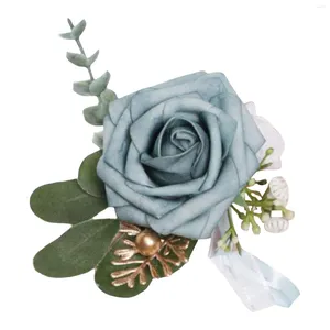 Fleurs décoratives Produits de mariage Brides Brides Dromme du poignet Fleur accessoires artificiels