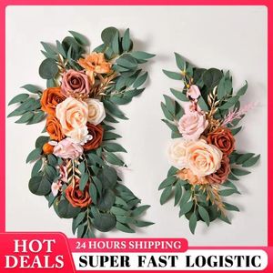 Flores decorativas Bienvenido Flower Fashion Wear Wear Health Beauty Beauty Wedding Beautiful Beautiful Portable Arch Decorations Decorar