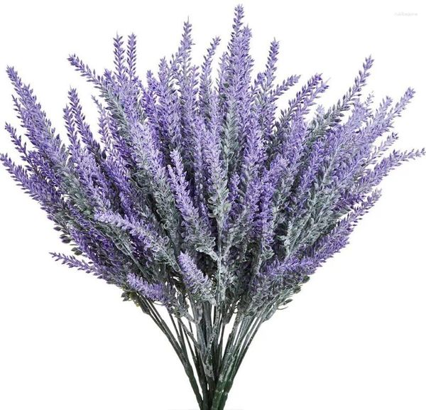 Flores decorativas espiga de trigo 5 simulación de flujo de bifurcación de lavanda