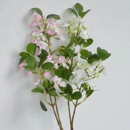 Fleurs décoratives Blanc Small pomme rose sauvage flowers faux remplissage Spring