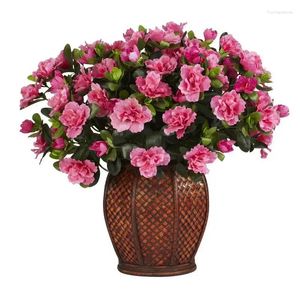 Fleurs décoratives avec du vase Fleur artificielle