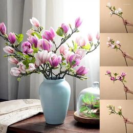 Fleurs décoratives merveilleuses fausses fleurs pas besoin d'arroser longue durée de vie fausses fournitures de fête aux couleurs vives