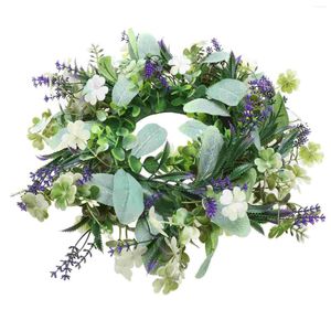 Decoratieve bloemen krans eucalyptus slinger faux bruids bessen kunstmatige deur groen bruiloft boerderij raam welkom feest Amerikaan
