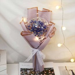 Decoratieve bloemen kransen 1/2pc kunstmatige gypsophila gedroogde bloemboeket cadeauzakken Valentijnsdag verjaardagsdag verjaardagsgebied thuis decor mot.