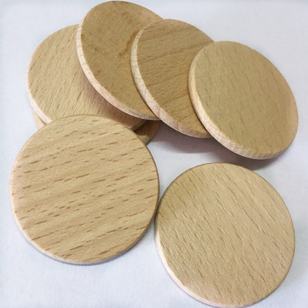 Lot de 100 couronnes de fleurs décoratives 38 mm 15 pouces cercle en bois non fini rond découpe en bois rustique naturel pour la décoration de la maison bricolage fournitures d'artisanat 230729