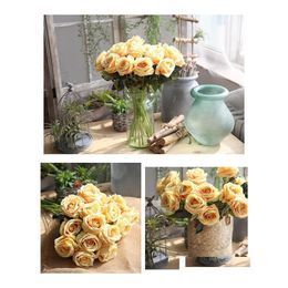 Decoratieve bloemen kransen 1 st