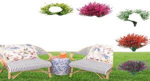 Fleurs décoratives couronnes 1pc Provence artificielle lavande jardin extérieur de haute qualité arbustes de haute qualité UV plantes décorati5451656