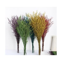 Decoratieve bloemen kransen 30 g minnaar gras natuurlijk vers gedroogd bewaard dansende dansen echte bloementak voor huisdecoratie bouquet drop de dhdkx