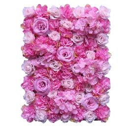 Decoratieve bloemen kransen 40x60cm zijden rozenbloem muur kunstmatige diy bruiloft decor pography achtergronden kapselsalon achtergronddecoratief