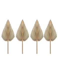 Decoratieve Bloemen Kransen 4 Stuks Gedroogde Palmbladeren Fans Boheemse Spears Kunstplanten Tropical6964325