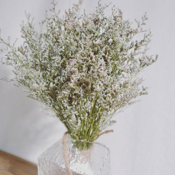 Couronnes de fleurs décoratives 60g / bouquet Fleurs séchées Amant Herbe Naturelle Fraîche Réelle Pour Toujours Préservée Danse Pour La Décoration De Mariage À La Maison