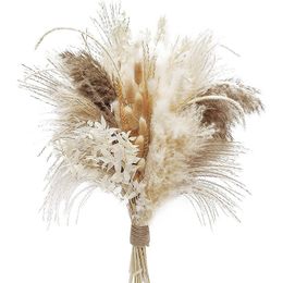 Decoratieve bloemen kransen 80 stks droge pampa's gras boeket boho decor donzige kunstmatige pampa's kerstdecoratie bloem arrangement bruiloft thuis decor 230515