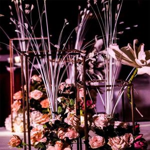 Decoratieve bloemen kransen esthetische simulatie kleur maidenhair bruiloft catwalk gids decoratie kunstmatige vlinder lang uiengras