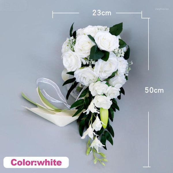 Fleurs décoratives couronnes artificielles ranunculus faux artificiels de fleur de mariage fête bouquet mode romantique 3 couleurs po pips1